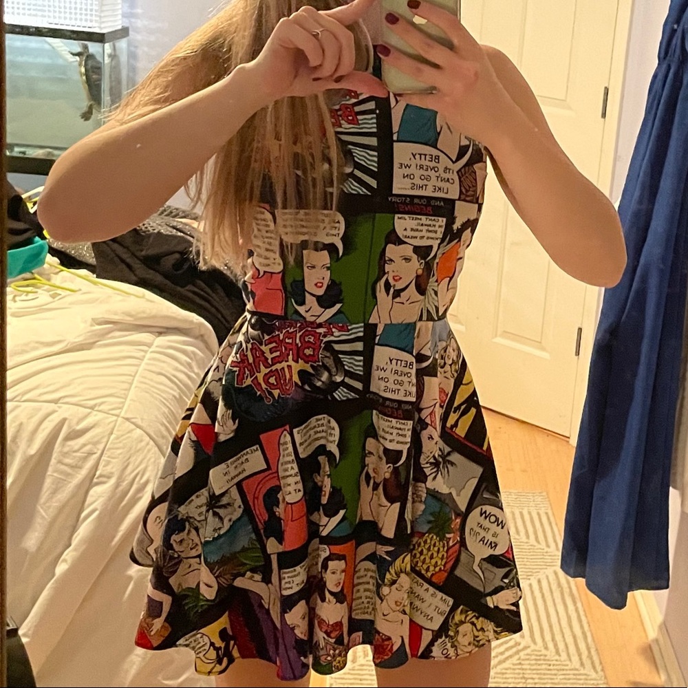 Comic book dress